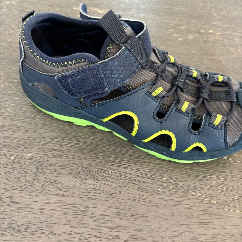 Merrell Kids' Navy and Neon Water Shoes - Picture 12 of 12